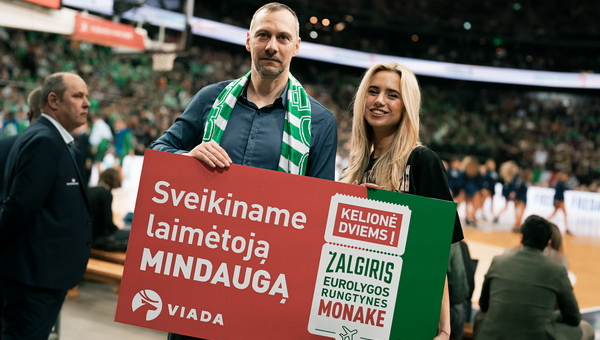 „Žalgirio“ rungtynėse įteiktas prizas pribloškė šiaulietį: prisiminė neįgyvendintą vaikystės svajonę 